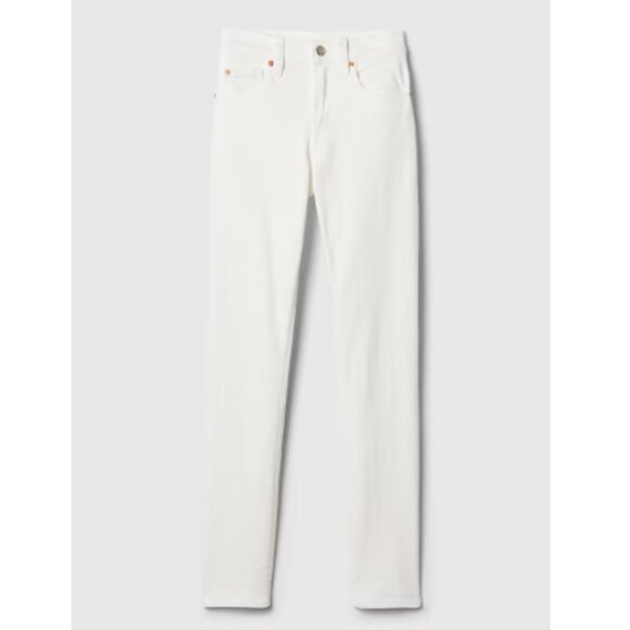GAP Mid Rise True Skinny Optic White Stretch Jeans Size 33/16 #570471 MSRP $80 - Picture 7 of 10